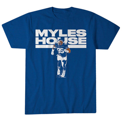 Unisex Los Angeles Rams Myles Garrett Myles House Graphic Shirt for Football Fans