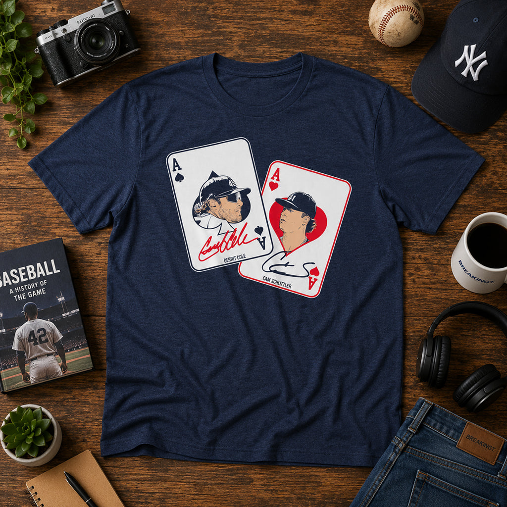 Unisex Pocket Aces Graphic Shirt for Baseball Fans