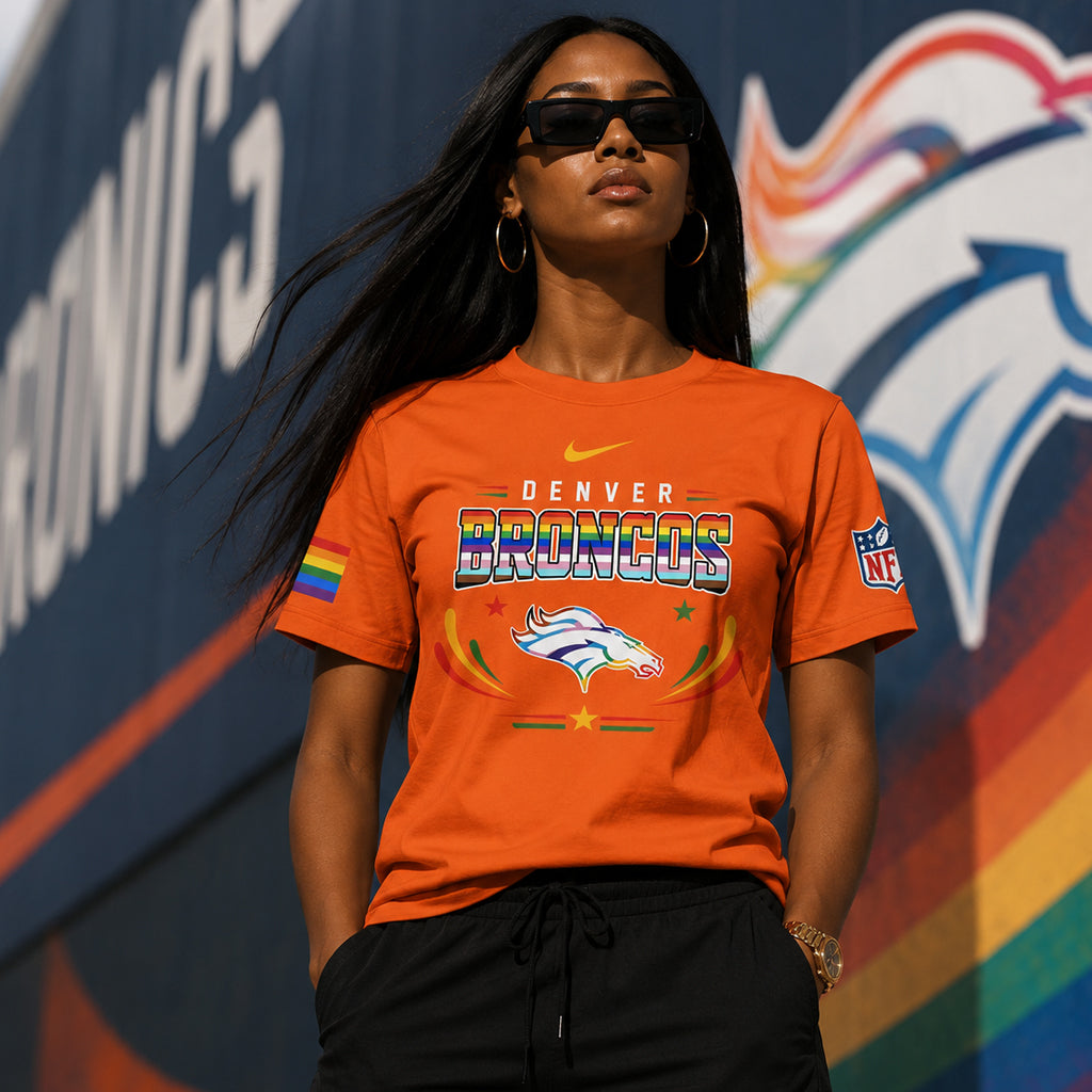 Unisex Orange Football Pride Day Graphic Shirt 2026 for Fans