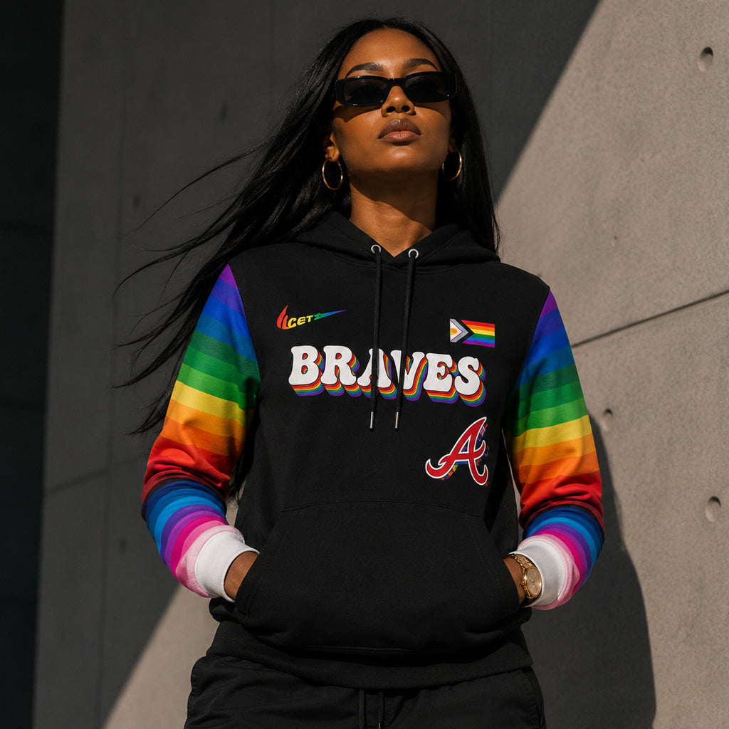 Unisex Baseball Pride Month Graphic Hoodie 2026 for Fans