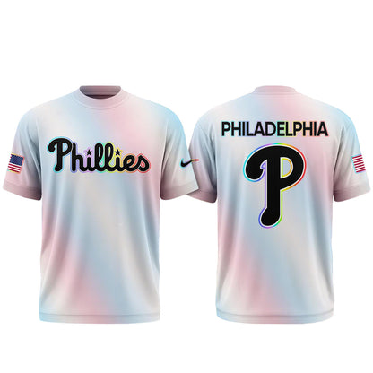 Unisex Philadelphia Phillies LGBTQ Pride Night 2026 Graphic Shirt for Baseball Fans
