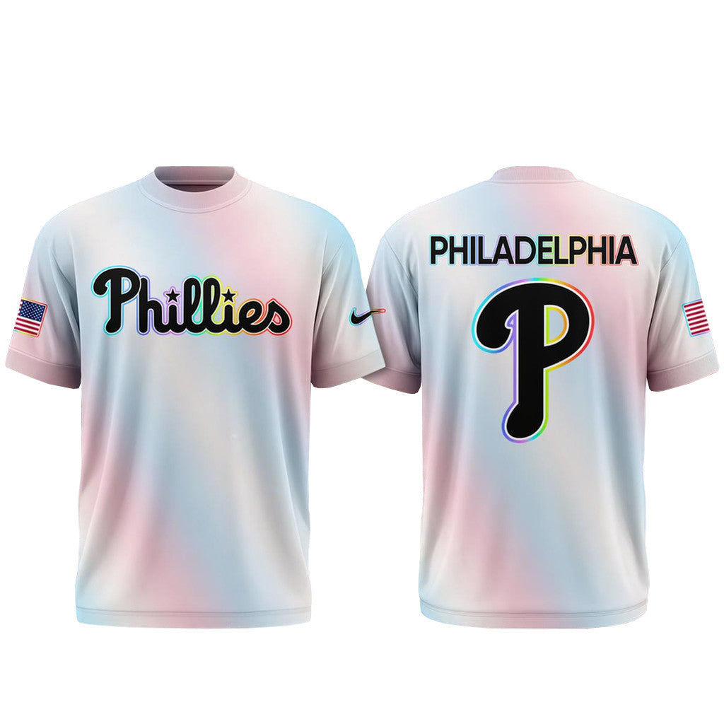 Unisex Philadelphia Phillies LGBTQ Pride Night 2026 Graphic Shirt for Baseball Fans