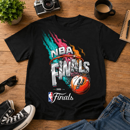 Unisex Item Of The Game 2026 Finals Fiesta Swish Graphic Shirt for Basketball Fans