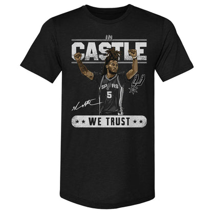 Unisex Stephon Castle San Antonio Spurs Trust Graphic Shirt for Basketball Fans