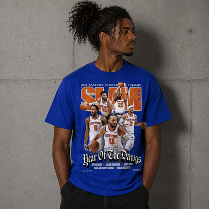Unisex 2026 Eastern Conference Champions Team Cover Graphic Shirt for Basketball Fans