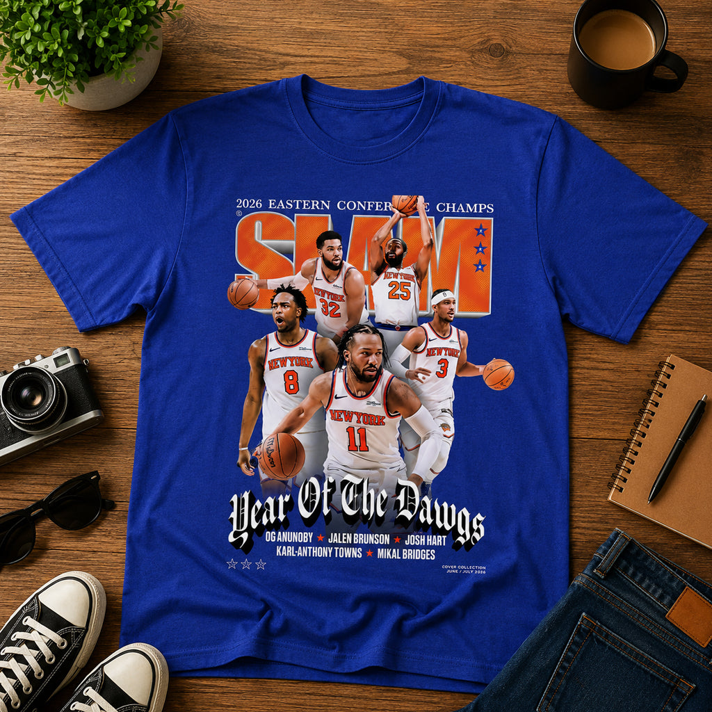 Unisex 2026 Eastern Conference Champions Team Cover Graphic Shirt for Basketball Fans