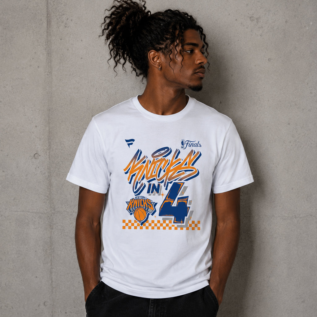 Unisex White In Four Graphic Shirt for Basketball Fans