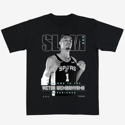 Unisex San Antonio Spurs Welcome To The Victor Wembanyama Graphic Shirt for Basketball Fans
