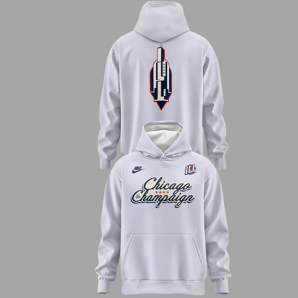 Unisex 2026 Chicago To Champaign Graphic Shirt for College Sports Fans