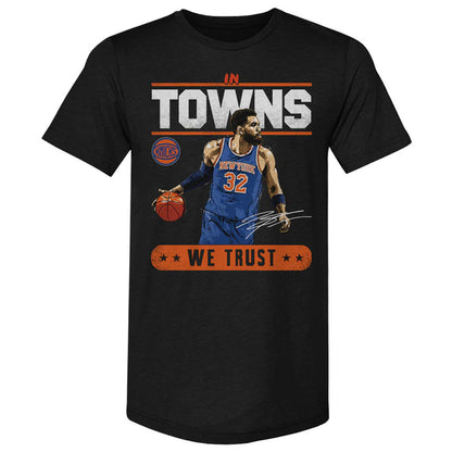 Unisex Karl Anthony Towns New York Knicks Trust Graphic Shirt for Basketball Fans