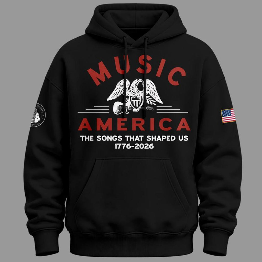 Unisex American Music History Graphic Hoodie 2026 for Fans