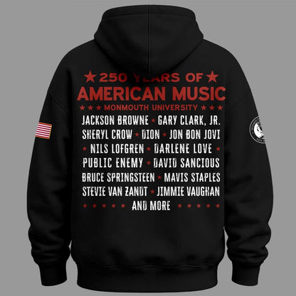 Unisex American Music History Graphic Hoodie 2026 for Fans