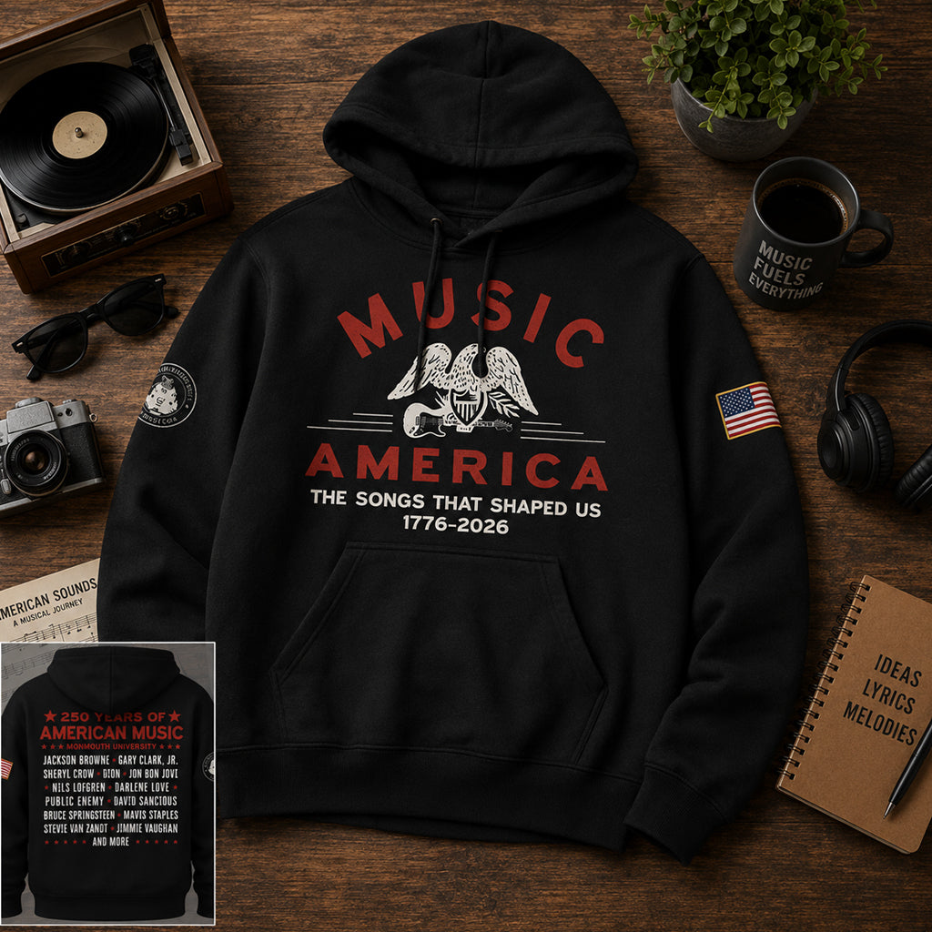 Unisex American Music History Graphic Hoodie 2026 for Fans