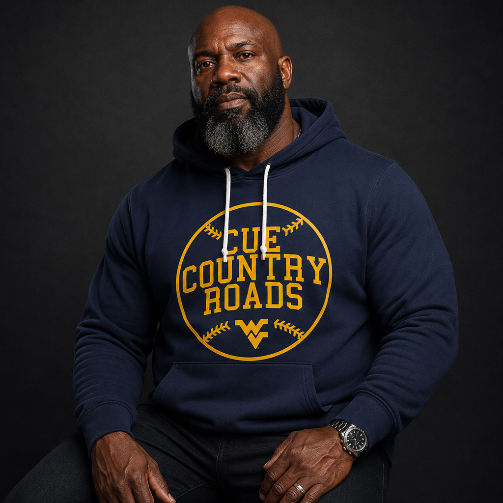 Unisex Cue Country Roads Graphic Shirt for College Sports Fans