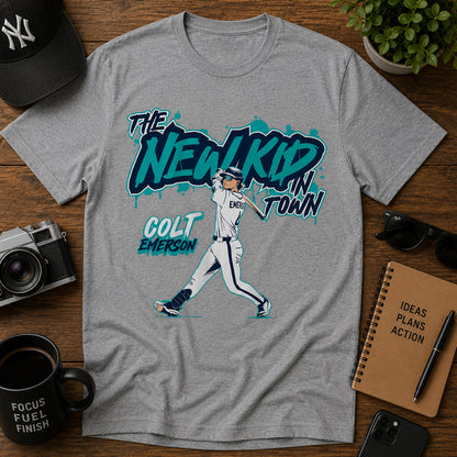 Unisex The New Kid In Town Graphic Shirt for Baseball Fans