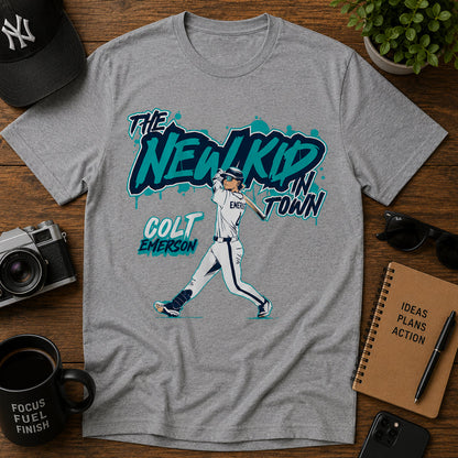 Unisex The New Kid In Town Graphic Shirt for Baseball Fans