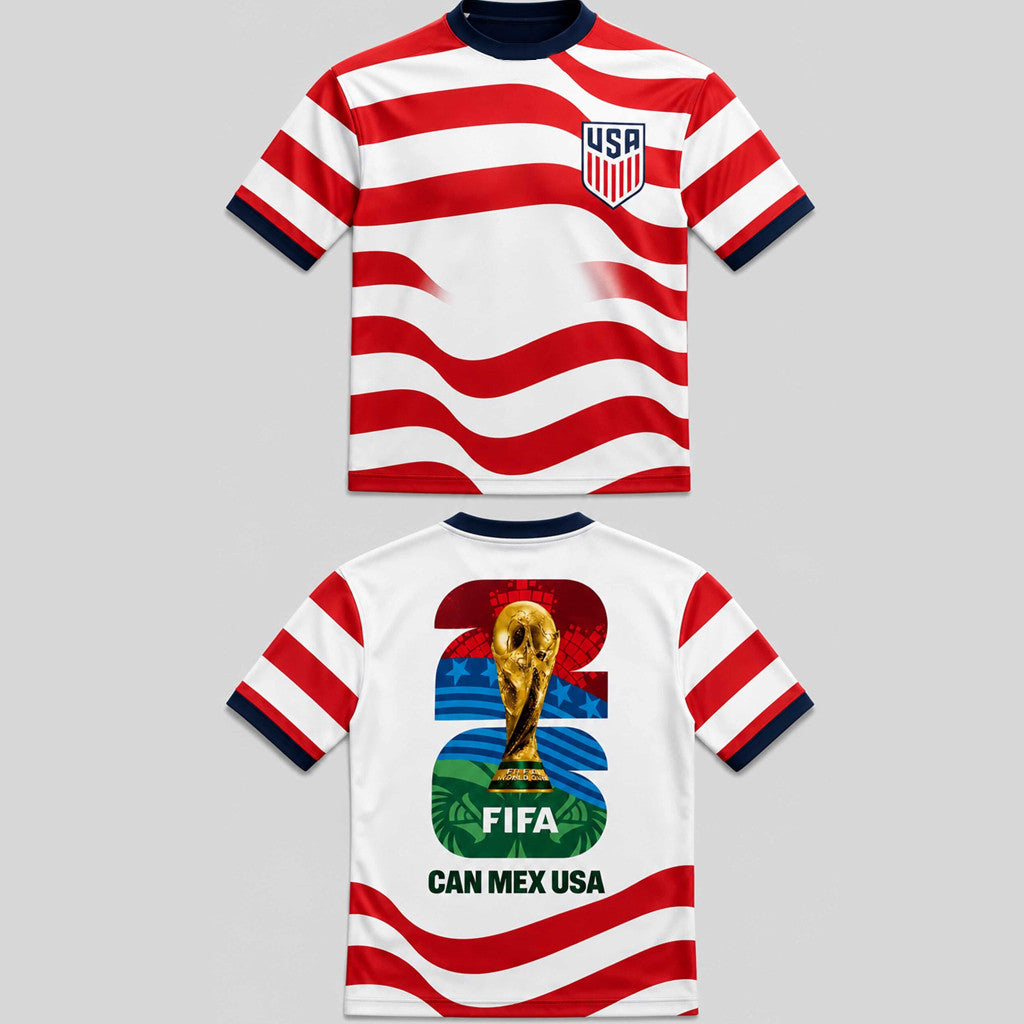 Unisex USA Football Global Soccer Event 2026 Graphic Shirt for Soccer Fans