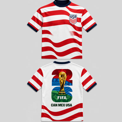 Unisex USA Football Global Soccer Event 2026 Graphic Shirt for Soccer Fans