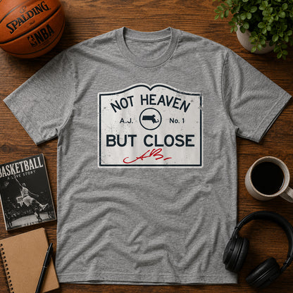 Unisex Not Heaven But Close Graphic Shirt for Football Fans