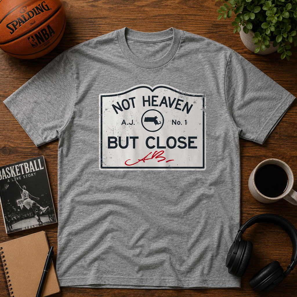 Unisex Not Heaven But Close Graphic Shirt for Football Fans