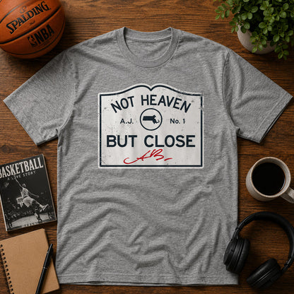 Unisex Not Heaven But Close Graphic Shirt for Football Fans
