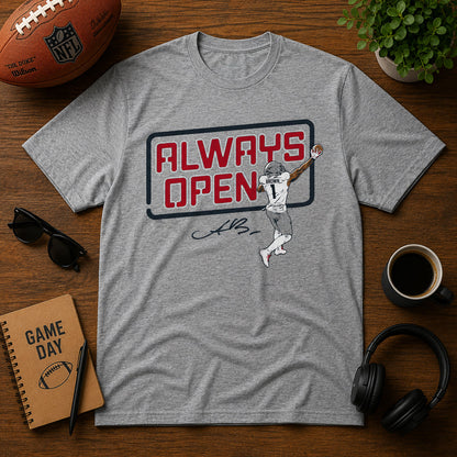 Unisex Always Open Graphic Shirt for Football Fans