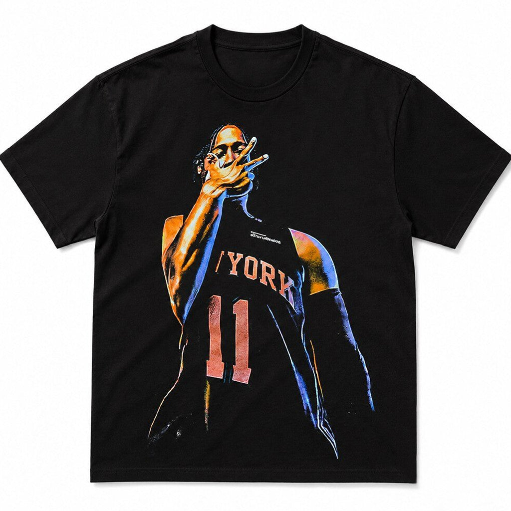 Unisex Ben Stiller X Jalen Brunson 2026 Finals Graphic Shirt for Basketball Fans