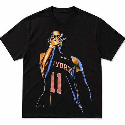 Unisex Ben Stiller X Jalen Brunson 2026 Finals Graphic Shirt for Basketball Fans