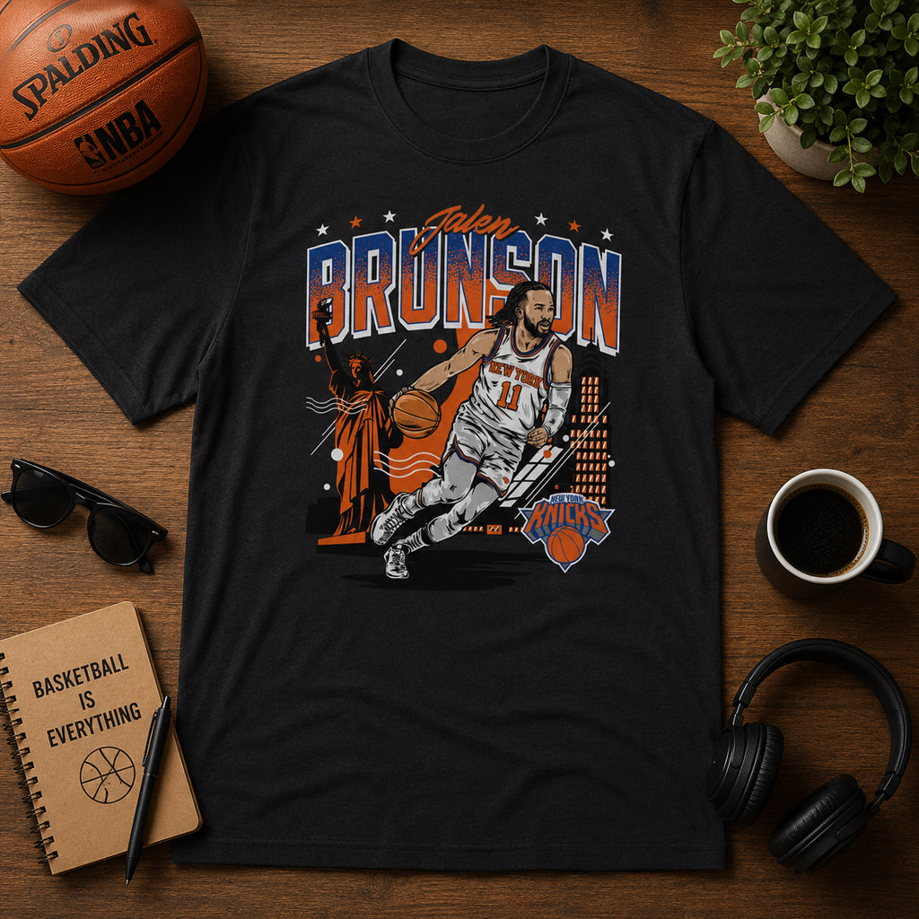 Unisex Skyline Graphic Shirt for Basketball Fans