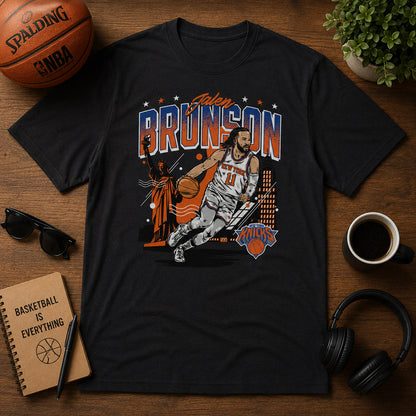 Unisex Skyline Graphic Shirt for Basketball Fans