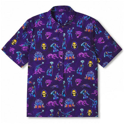 Unisex Brandon Walker Masters Of The Universe Purrr-fectly Evil Graphic Hawaiian Shirt for Entertainment Fans
