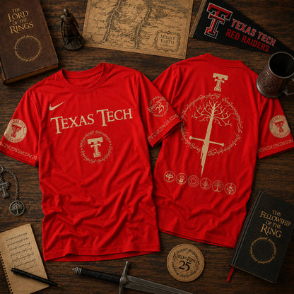 Unisex Red Fantasy College Game Night Graphic Shirt 2026 for Fans