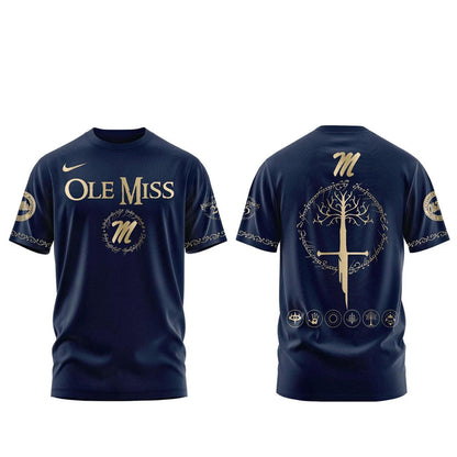 Unisex Ole Miss Rebels Lord Of The Rings Night 2026 Graphic Shirt for College Sports Fans