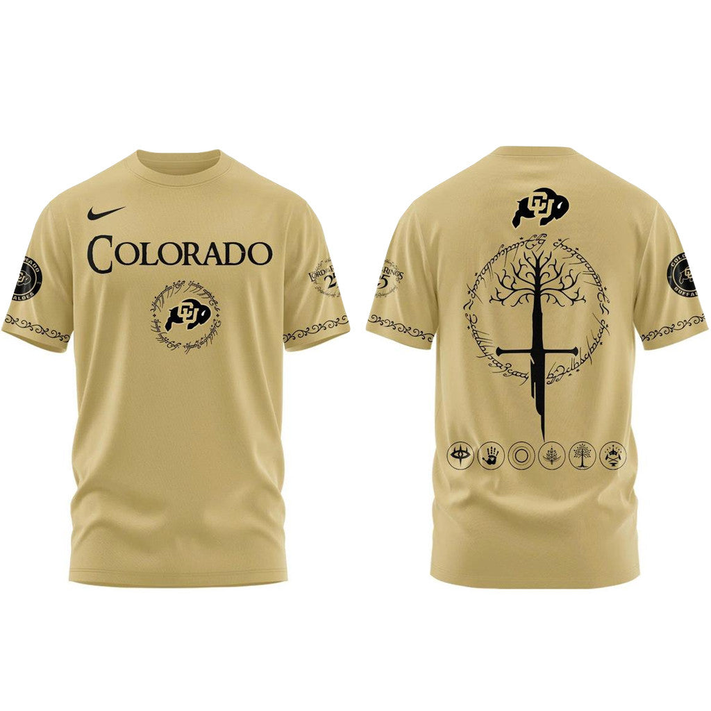Unisex Colorado Buffaloes Lord Of The Rings Night 2026 Graphic Shirt for College Sports Fans