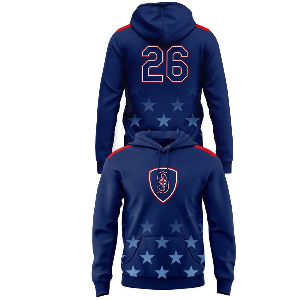 Unisex Stars Stripes Sports Graphic Shirt