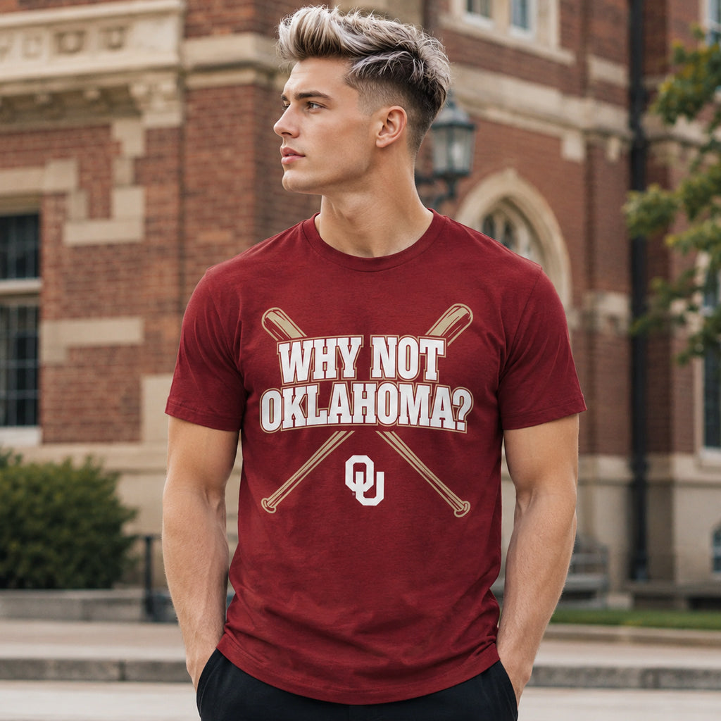 Unisex College Baseball Why Not Graphic Shirt