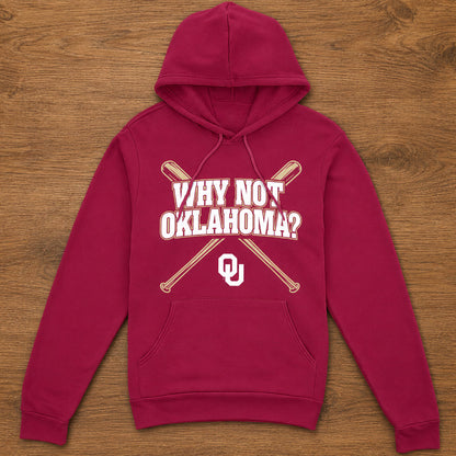 Unisex College Baseball Why Not Graphic Shirt