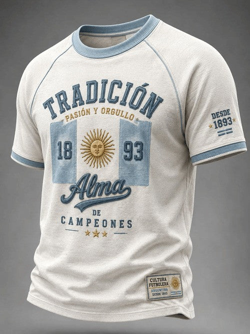 Unisex Argentina Alma De Campeones Graphic Shirt for Soccer Fans