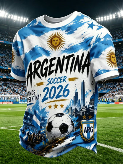Unisex Argentina Forever Graphic Shirt for Soccer Fans