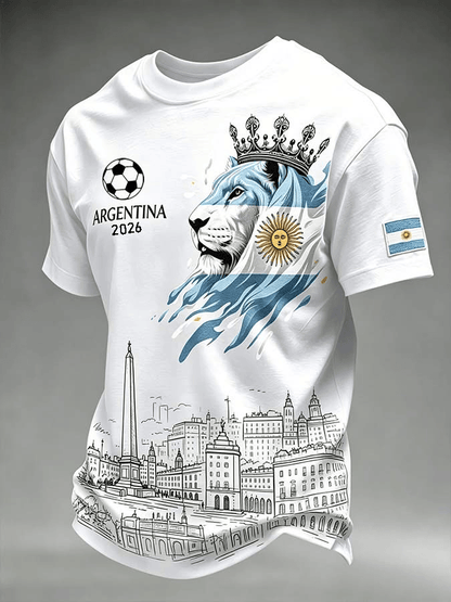 Unisex Argentina National Team Graphic Shirt for Soccer Fans