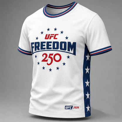 Unisex UFC America 250th Anniversary Graphic Shirt for MMA Fans