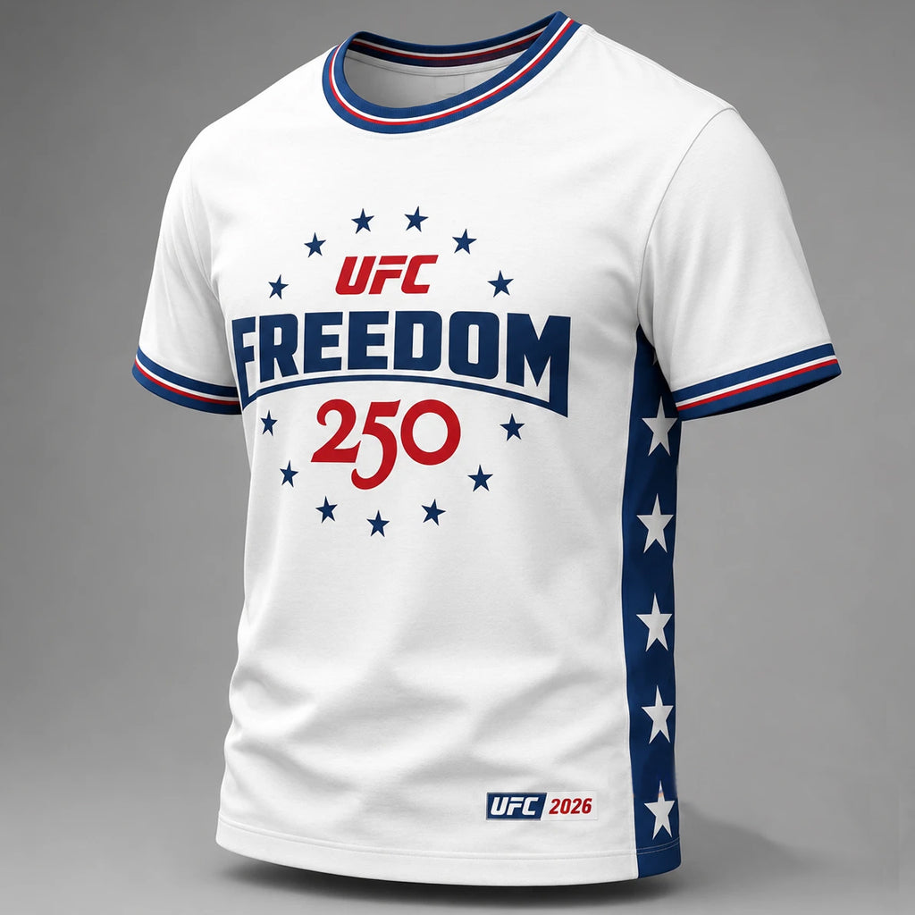 Unisex UFC America 250th Anniversary Graphic Shirt for MMA Fans