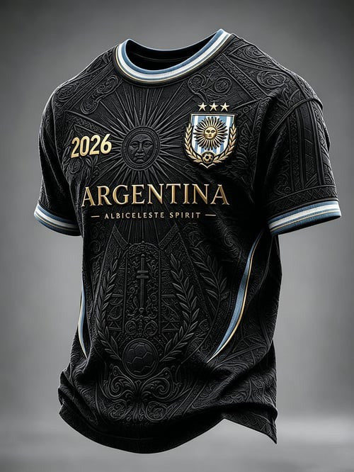Unisex Argentina Albiceleste Spirit Graphic Shirt for Soccer Fans