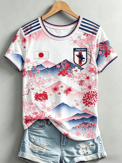 Unisex Japan National Team National Team Graphic Shirt for Soccer Fans