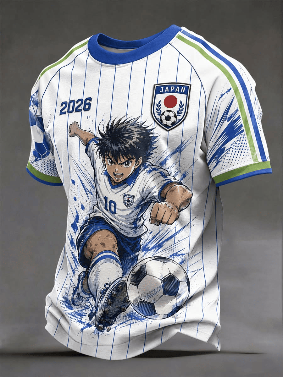 Unisex Japan National Team National Team Graphic Shirt for Soccer Fans