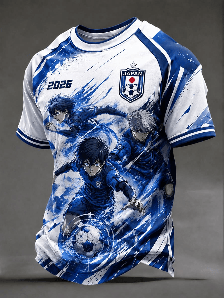 Unisex Japan National Team National Team Graphic Shirt for Soccer Fans