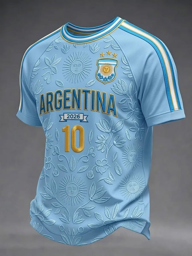 Unisex Argentina Global Soccer Event 2026 Graphic Shirt for Soccer Fans