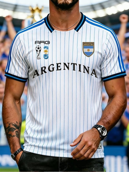 Unisex Argentina Global Soccer Event 2026 Graphic Shirt for Soccer Fans