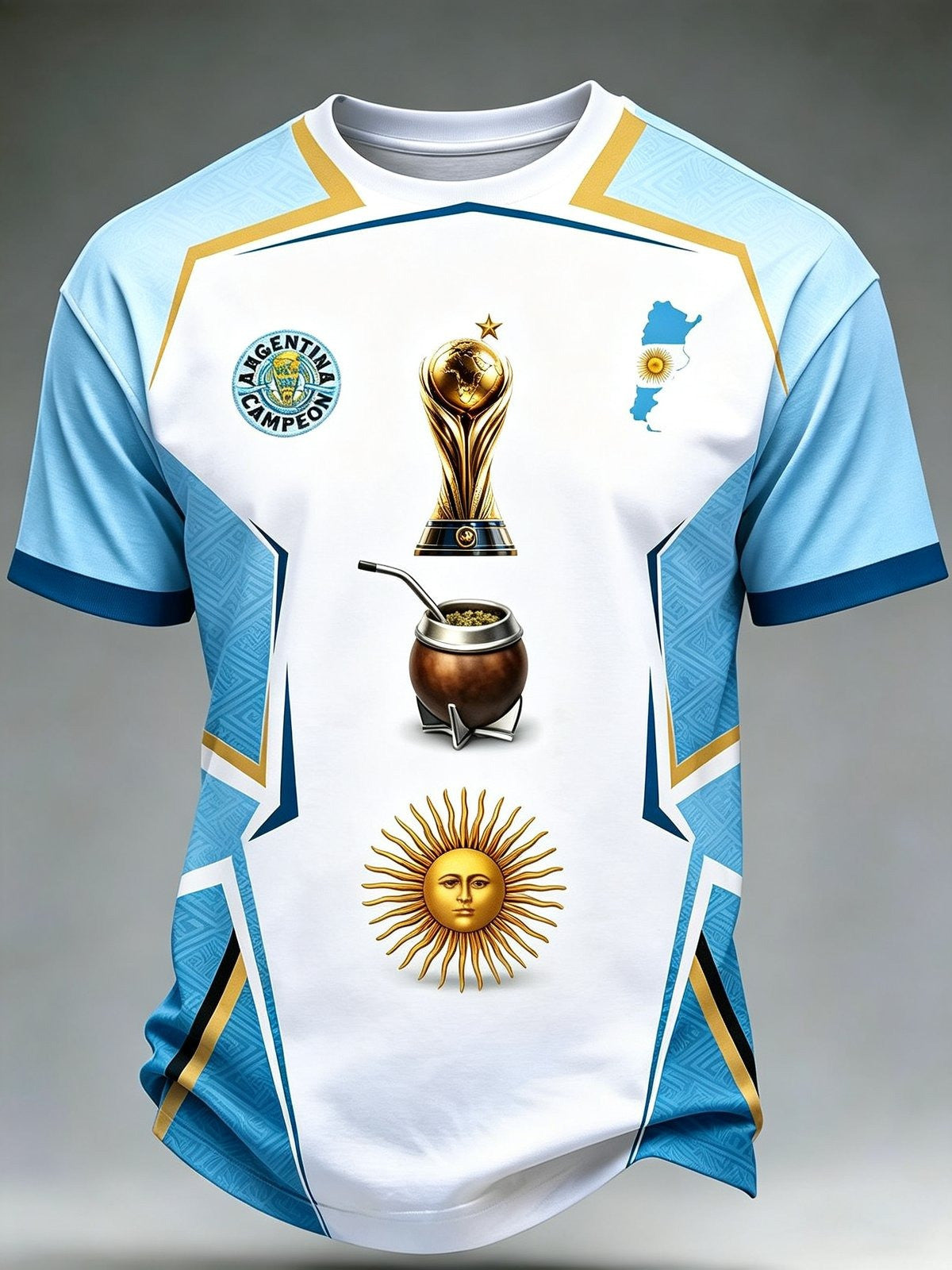 Unisex Argentina Global Soccer Event 2026 Graphic Shirt for Soccer Fans