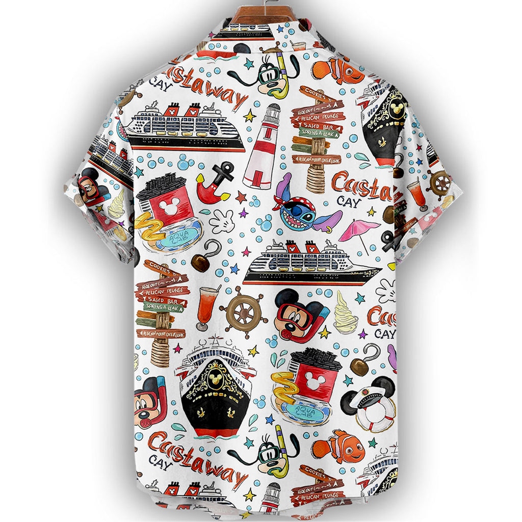 Castaway Cruise Tropical Hawaiian Shirt